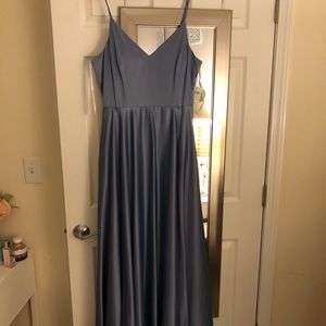 Formal Slate Blue Gown